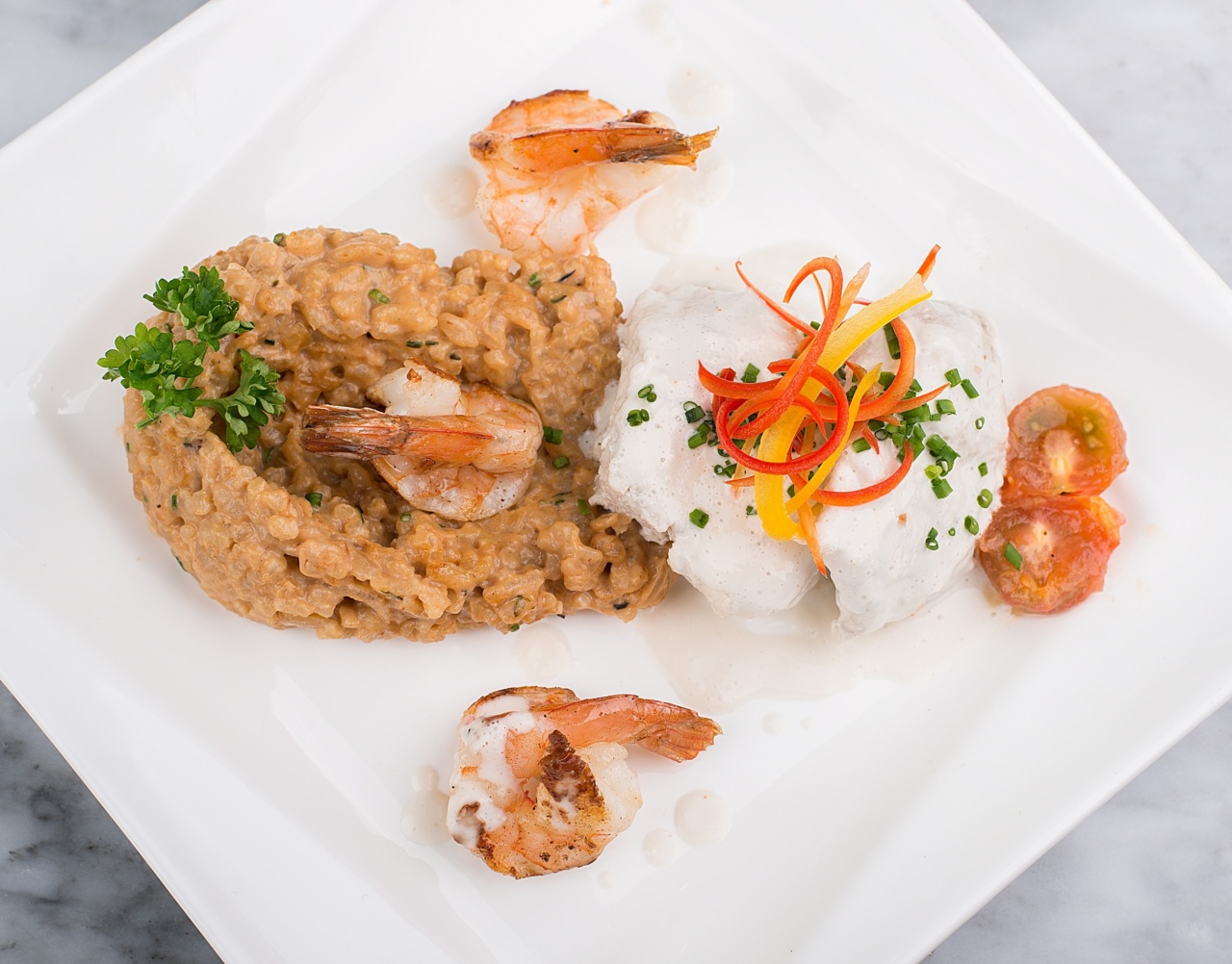 The Best Risotto with Shrimp and Saffron