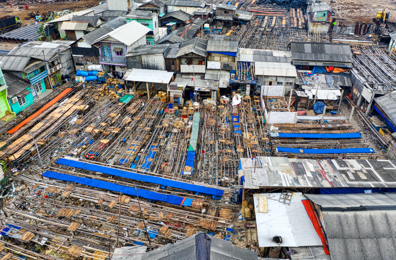 What is responsible for the decreased thickness and metabolism in the local population?