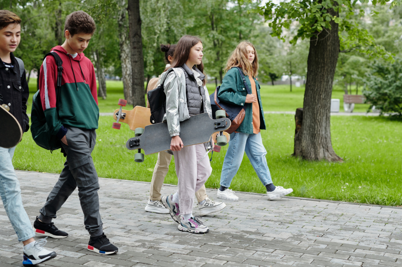 Walking to school can be enjoyable for your child.