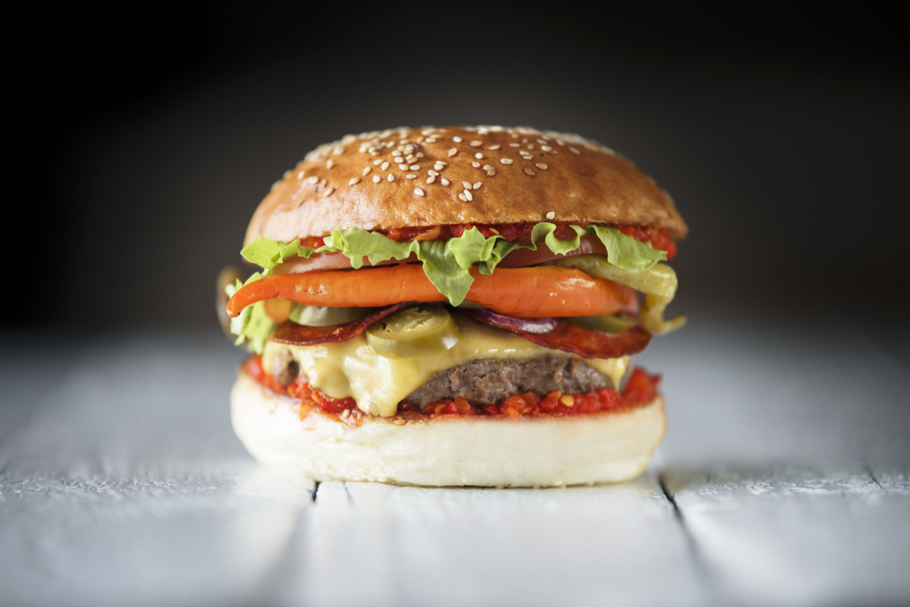 Stuffed beef roll with spicy cheese and peppers
