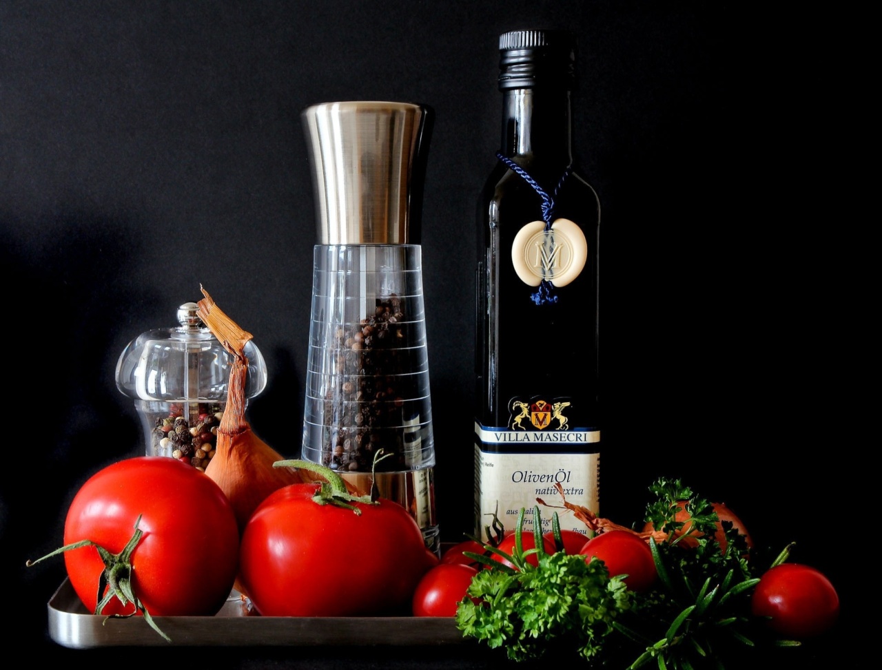 Coriander and garlic pickled peppers