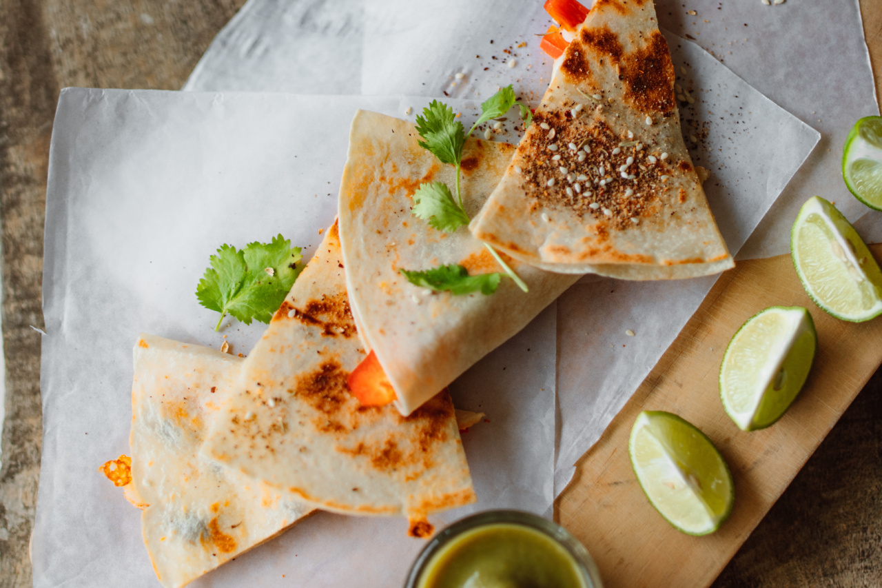 Mexican Quesadillas with Shrimp & Metsovone