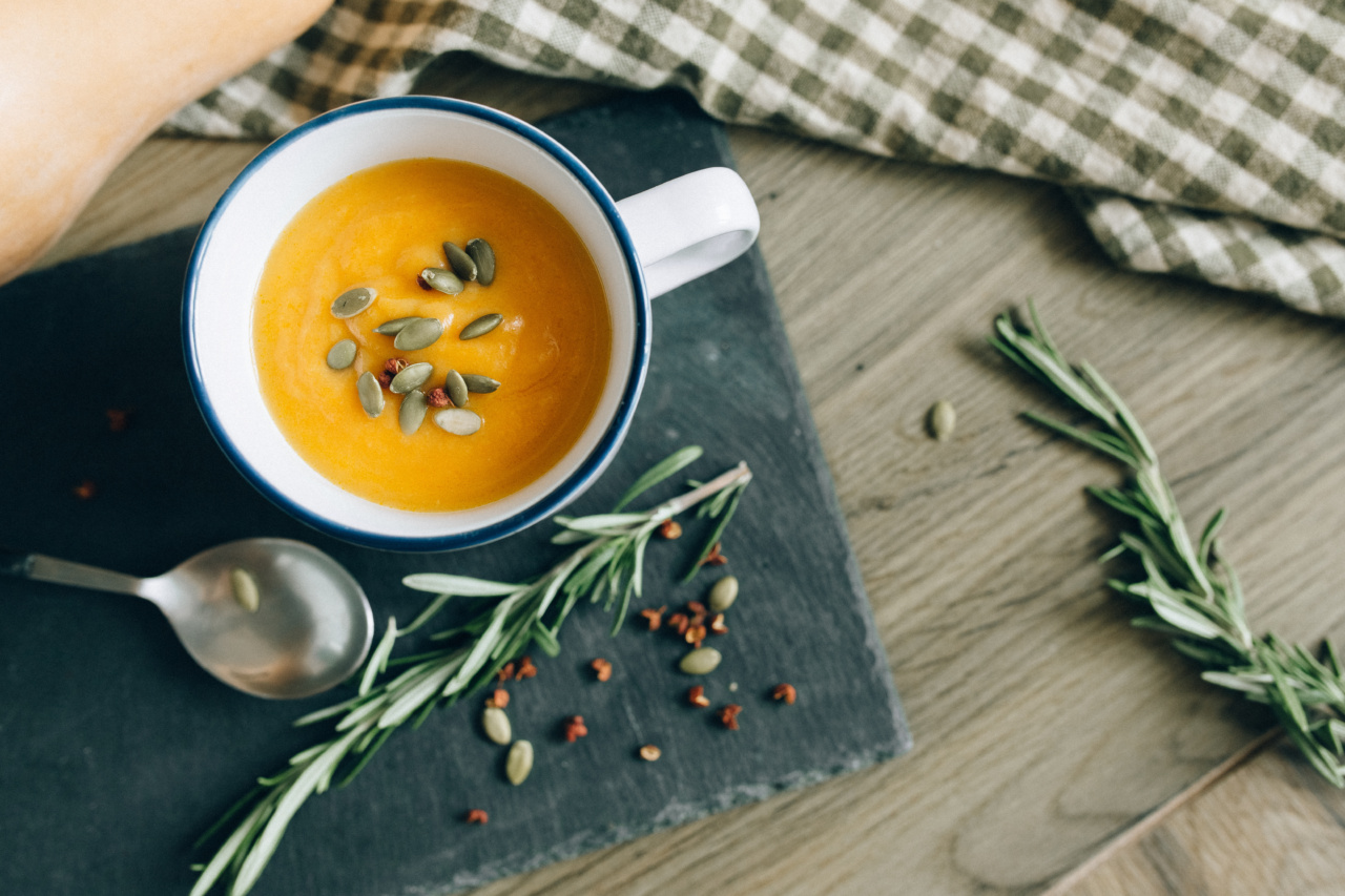Thai-style pumpkin soup with cumin