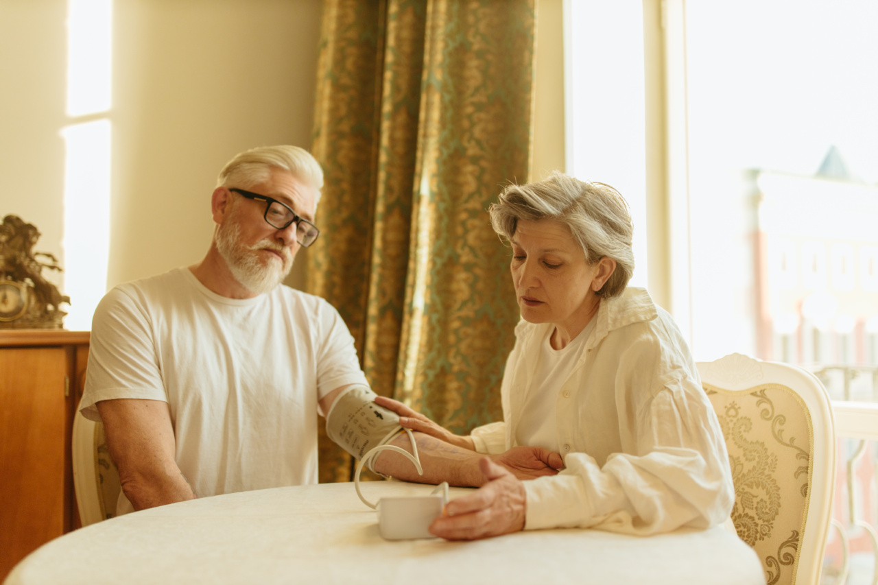 Why is it important to take blood pressure in both arms?