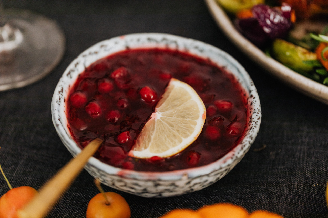 Quarks with Cranberries and Apricots in Brandy Sauce