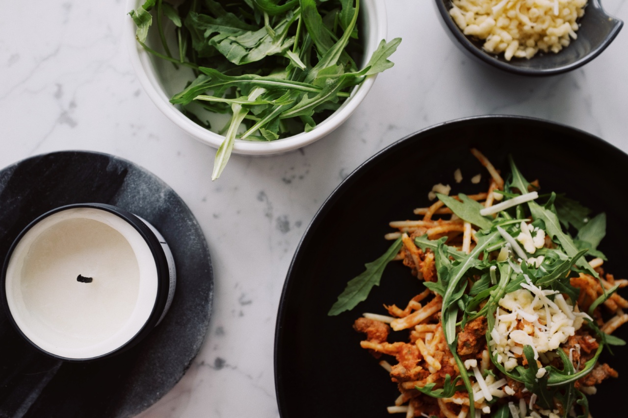 Arugula salad with pumps, mandarin and blue cheese