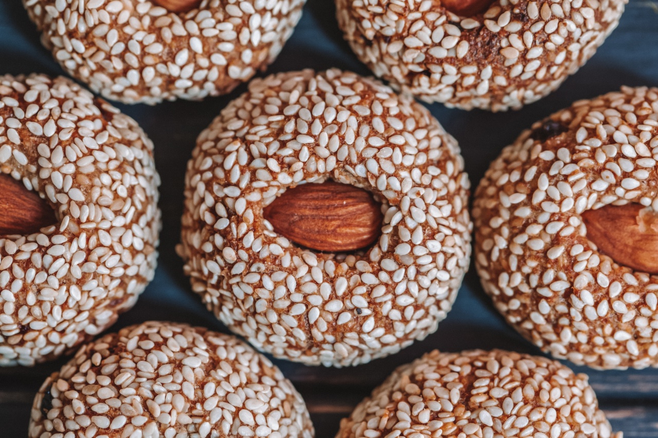 Orange Sesame Seed Cookies