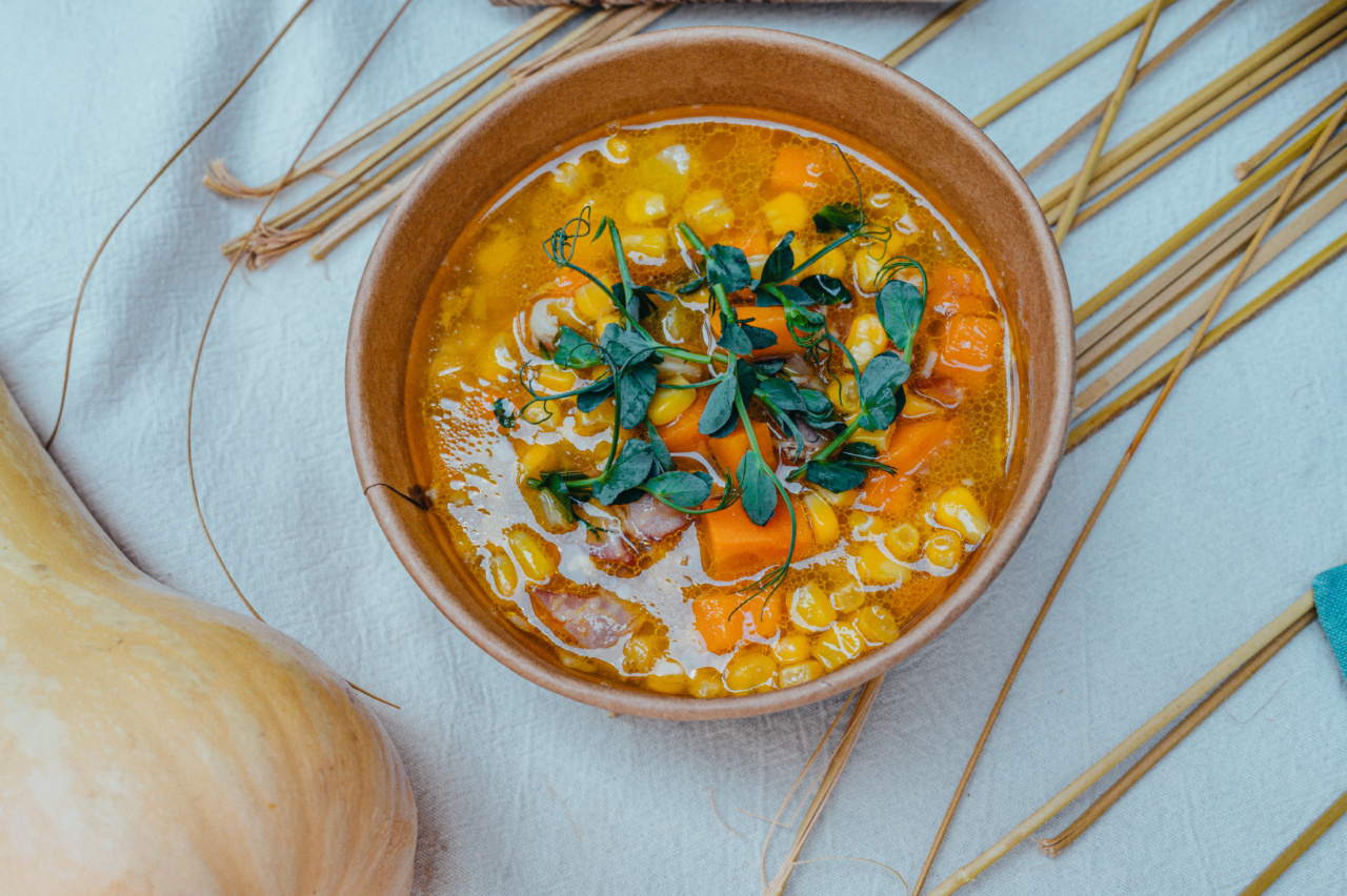 Spiced carrot and pumpkin soup