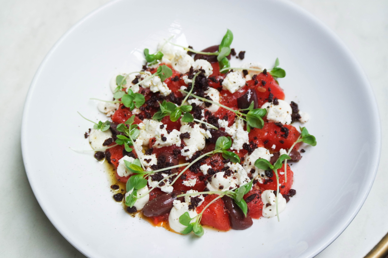 Fresh and Light Waterzos Salad with Tomato and Basil