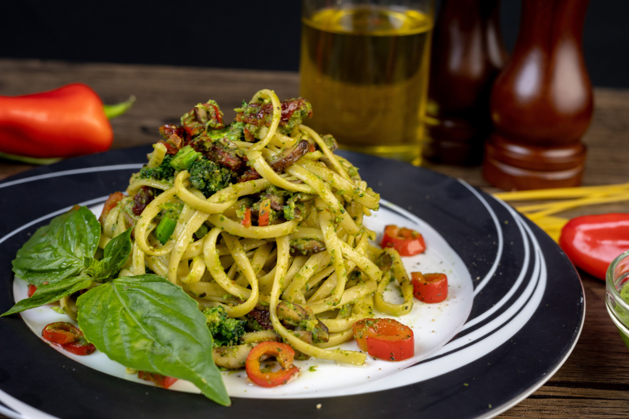 Tomato and Basil Toast with Pasta by Akis Petretziki