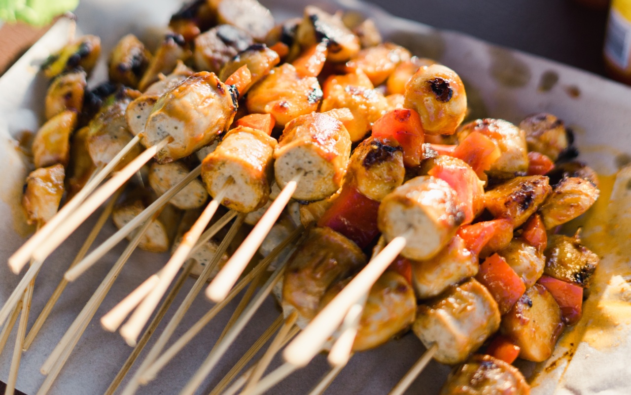 Grilled chicken with bell peppers