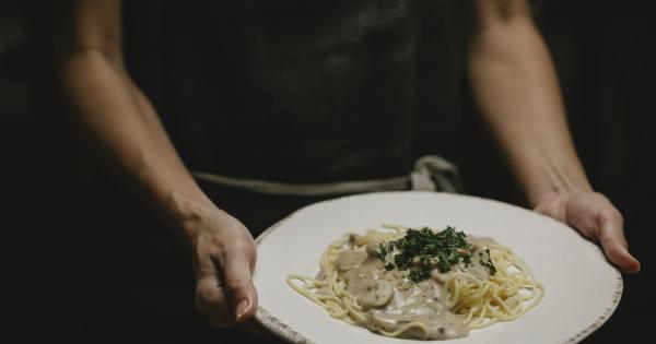 Parmesan gnocchi with mushroom and hazelnut cream sauce