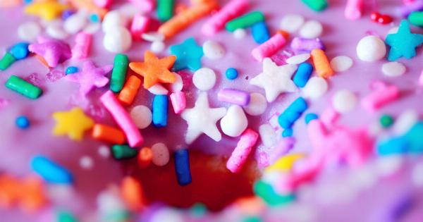 Homemade chocolate doughnuts with sprinkles