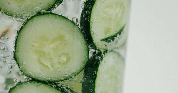Relax with refreshing cucumber juice