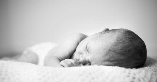 The little one is peeing in his bed while sleeping