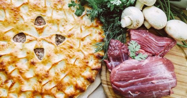 Pumpkin-crusted beef pie