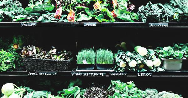 When the food displays the prolific nature of nature