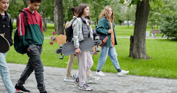 Encourage walking to school for your child’s health.