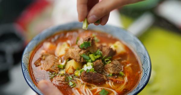 Szechuan beef and noodles