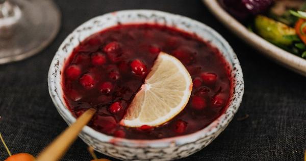 Quarks with Cranberries and Apricots in Brandy Sauce
