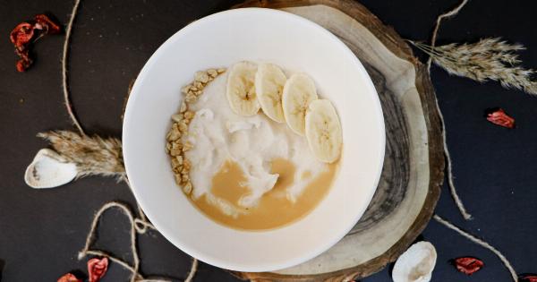Easy banana ice cream with cherry sauce