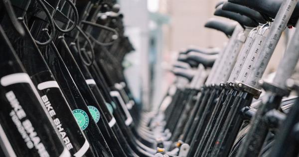 Cycling on a stationary bike